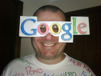 Wearing a Google mask requires vision! Wearing a Google mask requires vision!